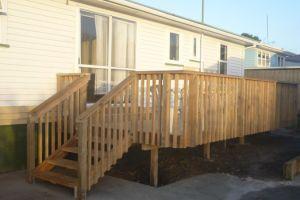 timber deck rental house