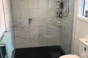 luxury tiled bathroom