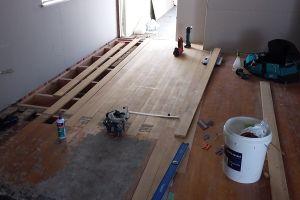 replace rotten timber flooring bungalow central whangarei
