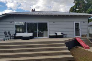 New deck, stairs, door joinery and painted exterior of house whangarei