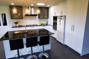 Kitchen renovation with tile splashback Whangarei