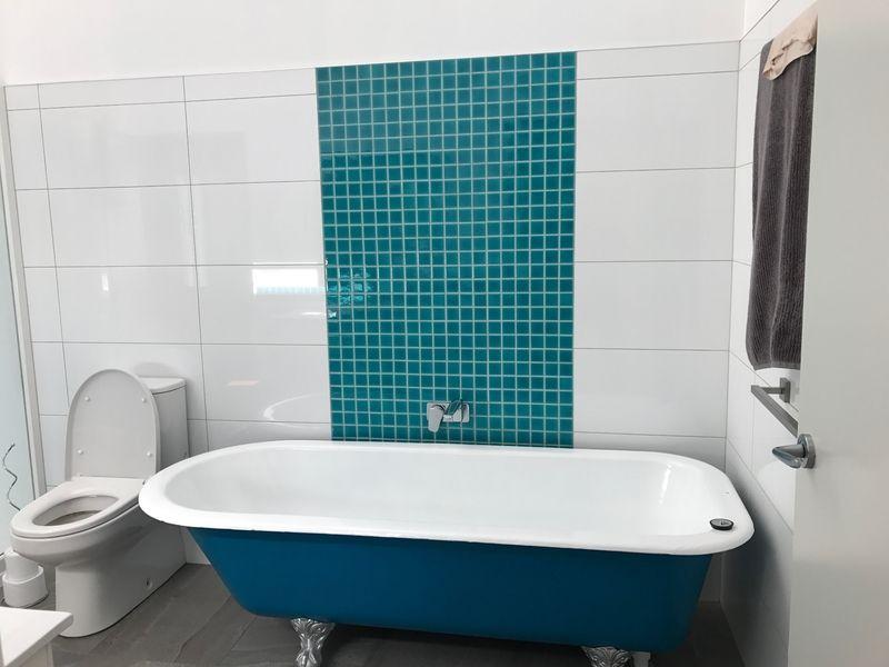 new bathroom with New bathroom with feature tiling Whangarei