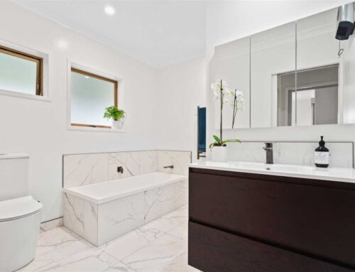 Marble Effect Bathroom Reno