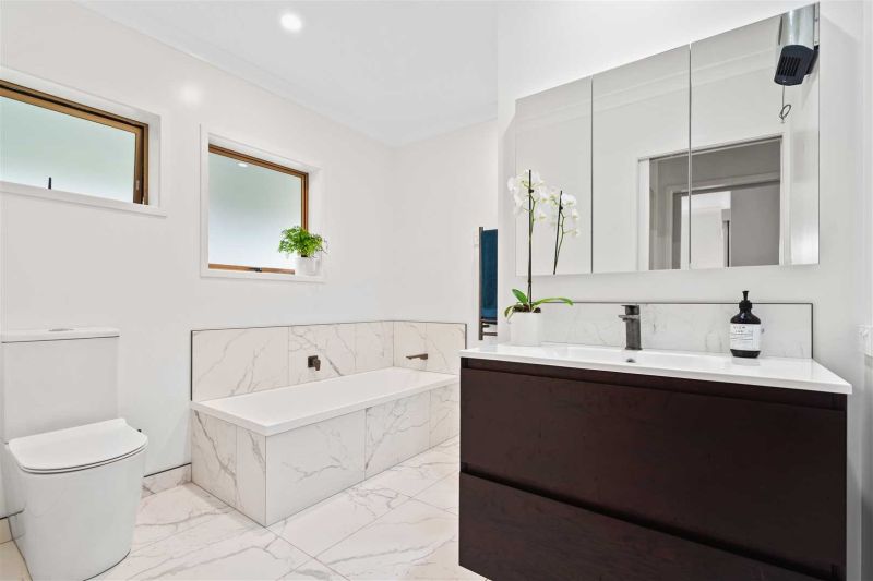 Marble Effect Tiled Bathroom Reno