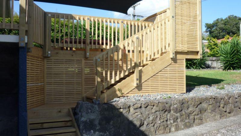 New Deck And Stairs