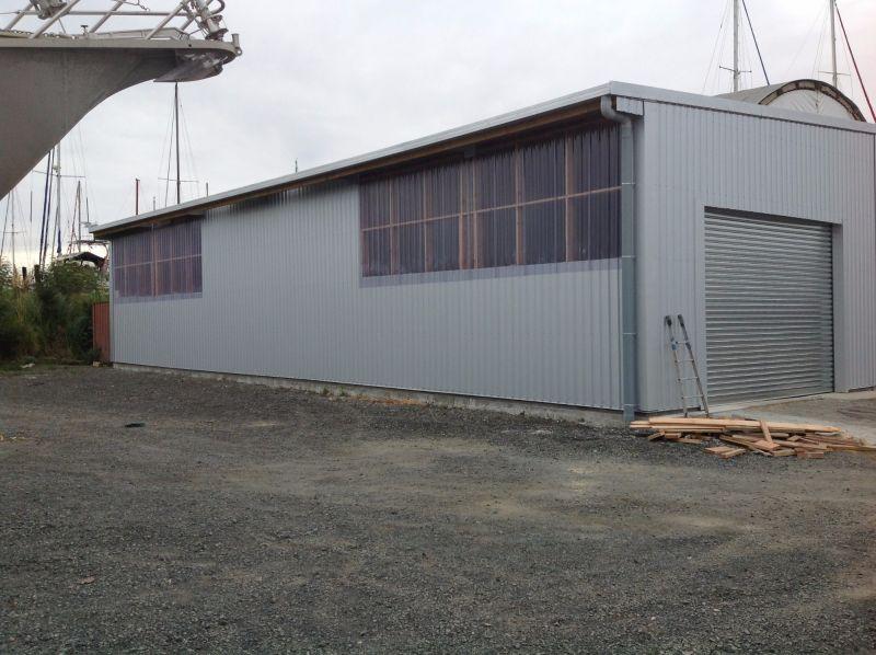 Build New Rigging Shed In Boat Yard