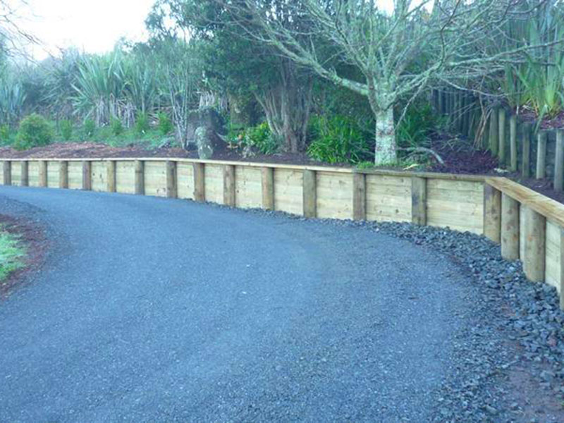 Retaining Wall Long Driveway Whangarei